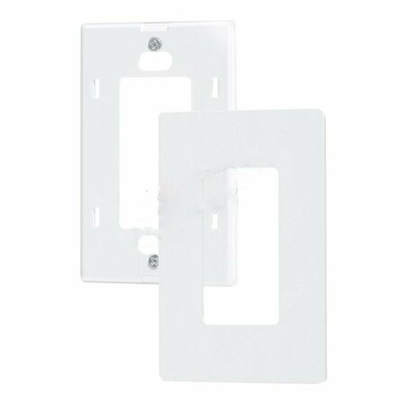 AMERICAN IMAGINATIONS Rectangle White Electrical Switch Plate Plastic AI-37066